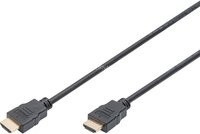 Digitus HDMI High Speed Anschlusskabel mit Ethernet und Full HD 1080i/p in Schwarz - Bild 1