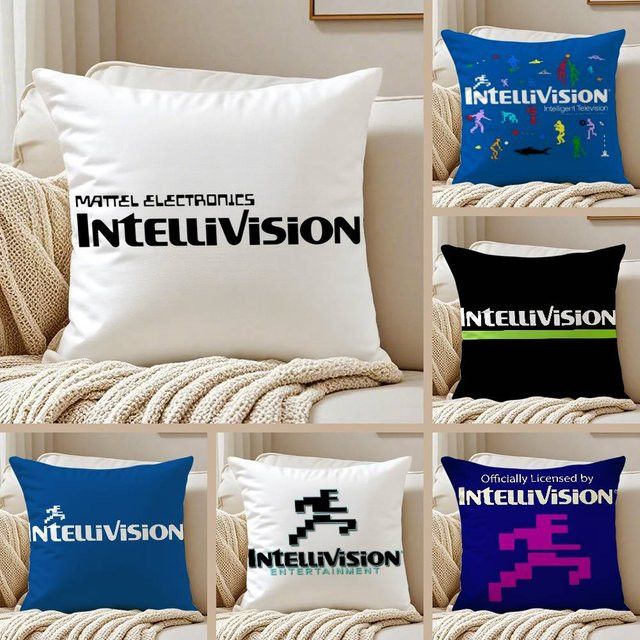 Fashion I-Intellivision Kissenbezug mit Anti-Dustmite-Schutz und unsichtbarem Reißverschluss für dein Schlafsofa - Bild 1
