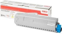 Original OKI Tonerkartusche Gelb 47095701 für Laserprinter C824dn - Bild 1