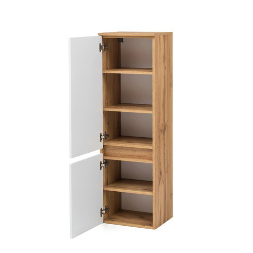 HELD MÖBEL Midischrank Lucca in Weiss, Breite: 40 cm, Höhe: 130 cm, Tiefe: 35 cm - Bild 2