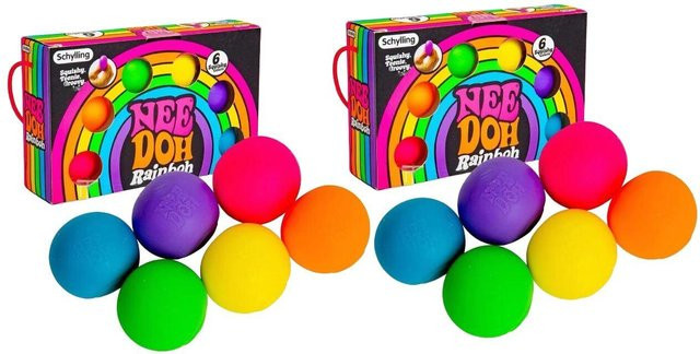 Schylling Needoh Regenbogen Teenie Stressball, Fidget Spielzeug - Bild 1