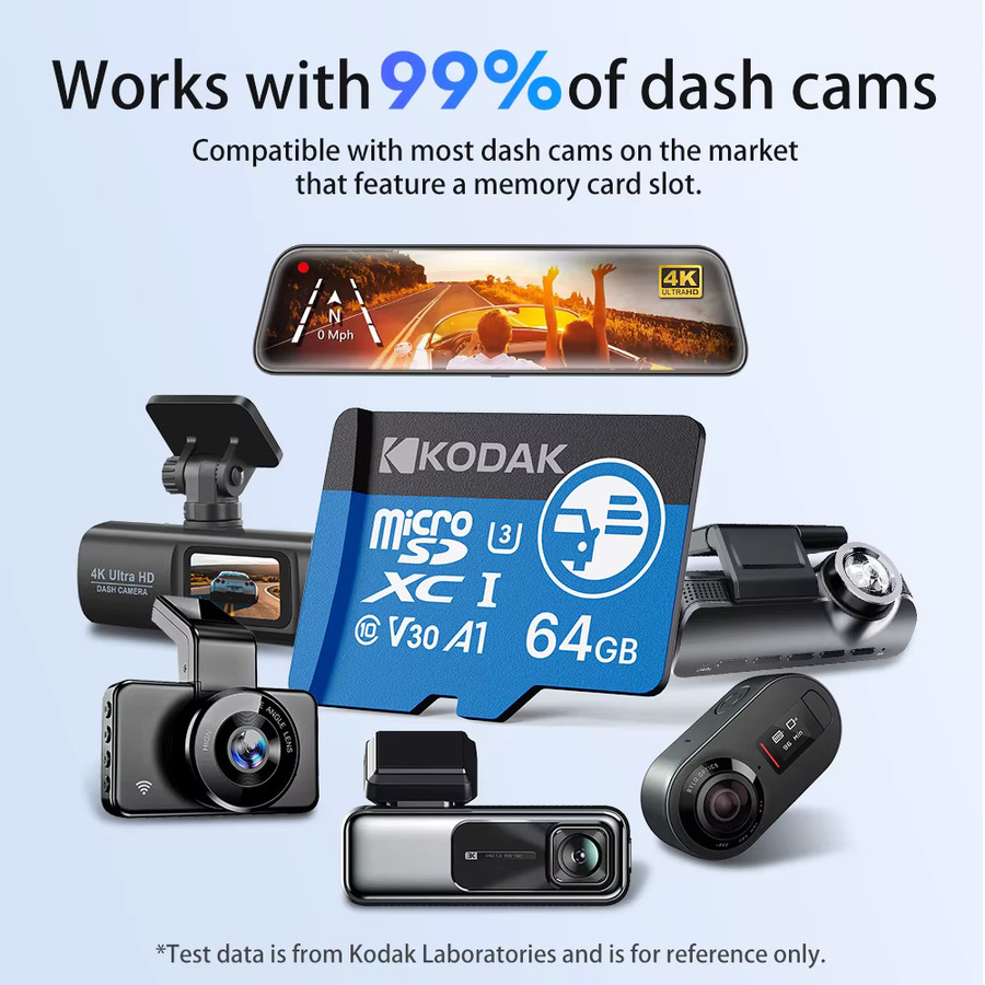 Kodak High Endurance MicroSD Speicherkarte für Dash Cams, Überwachungskameras, Smartphones und Drohnen - Bild 3