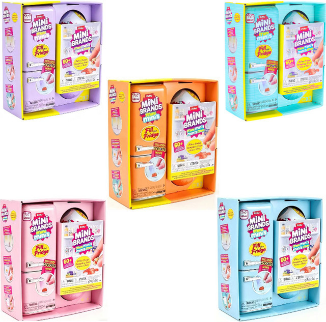 ZURU 5 Surprise Mini-Kühlschrank-Ball-Serie, Blindbox-Spielzeugkollektion - Bild 1