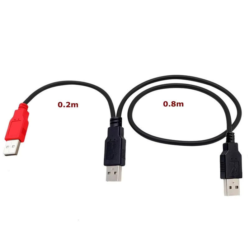 BSN Y-förmiges USB-Datenkabel in Schwarz mit USB-B, Micro USB, Mini USB und USB-C Anschlüssen, Länge: 0,8 m - Bild 2