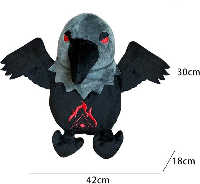 TreasuringU Halloween Teufel Rabe Krähe, Plüschtiere, ab 14 Jahren - Bild 1
