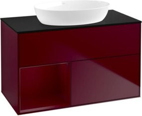 V&B Waschtischunterschrank Finion 100 in Lackausführung, B/T/H: 100 x 50,1 x 50,1 cm - Bild 1