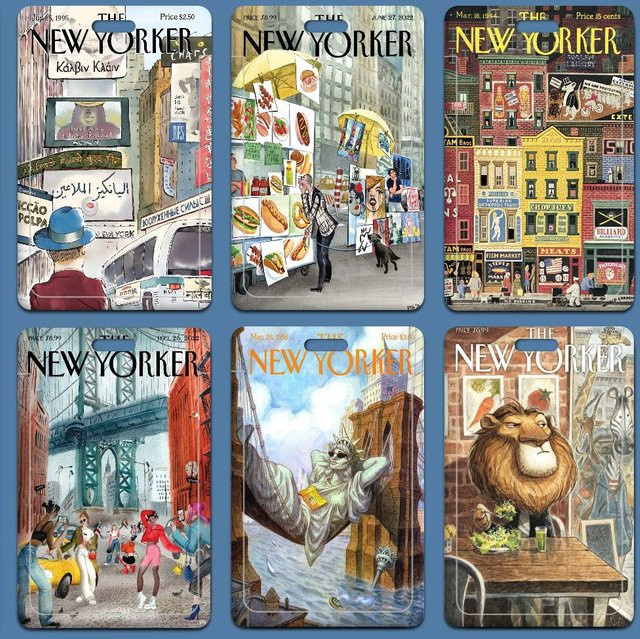 The-New-Yorker Classics Kartenhülle mit Schlüsselband, Unisex - Bild 1