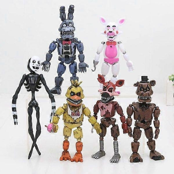 Five Nights at Freddy's Toy Bonnie Foxy, Actionfigur, 6-teiliges Set - Bild 1