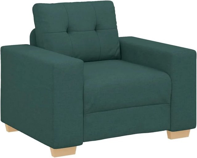 vidaXL Sofasessel Dunkelgrün mit Stoffbezug B/T/H: 100 x 78 x 80 cm - Bild 1