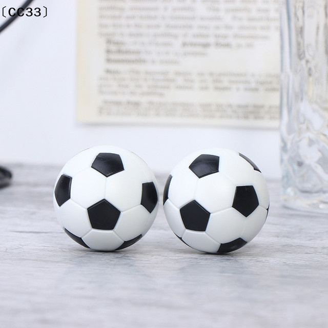 KOQZM Tischfußball aus Kunstharz, 2-teiliges Set, 36 mm, Bunt / Mehrfarbig - Bild 1
