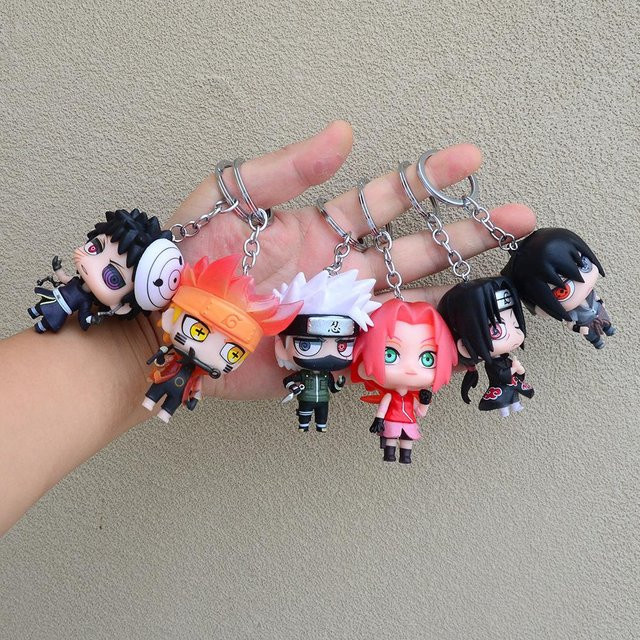 Fashnics Schlüsselanhänger Naruto Sasuke, Harz, gray, Unisex - Bild 1