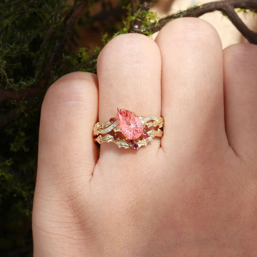 MUSHAN Ring 925 Silber, Roségold, Zirkonia, Damen - Bild 3