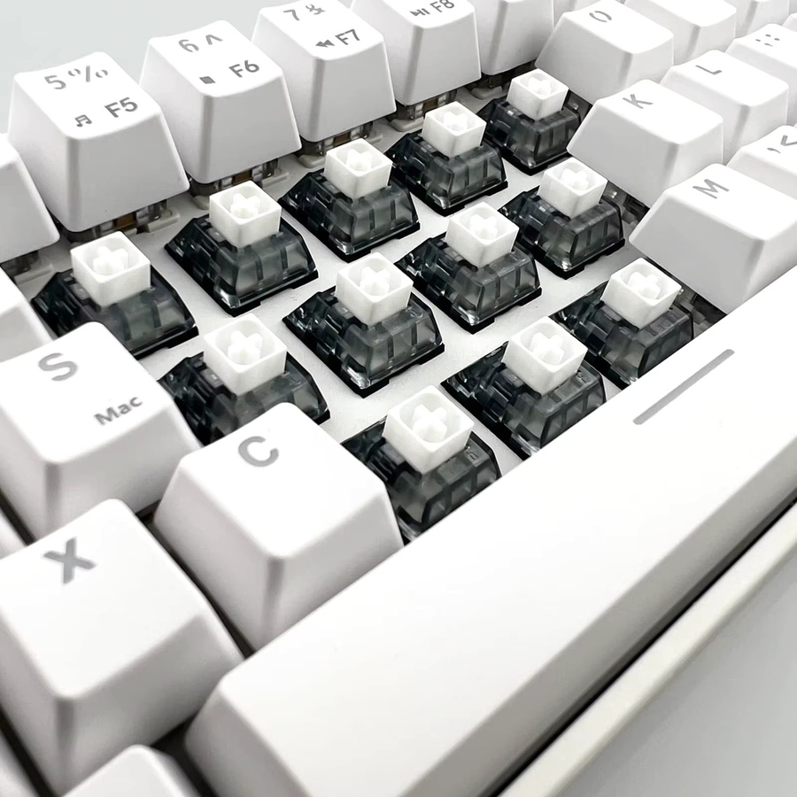 Kailh Box White V2 Mechanische Tastaturschalter, 5-Pin Clicky Gaming-Switches, Weiß, 45gf, vorgeschmiert und wasserdicht - Bild 3