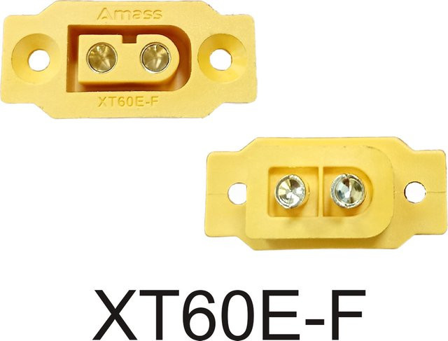 AMASS XT60E-F/M Montierbare XT60 Stecker in Gelb für Racing Modelle und Multicopter DIY Ersatz Zubehör - Bild 1