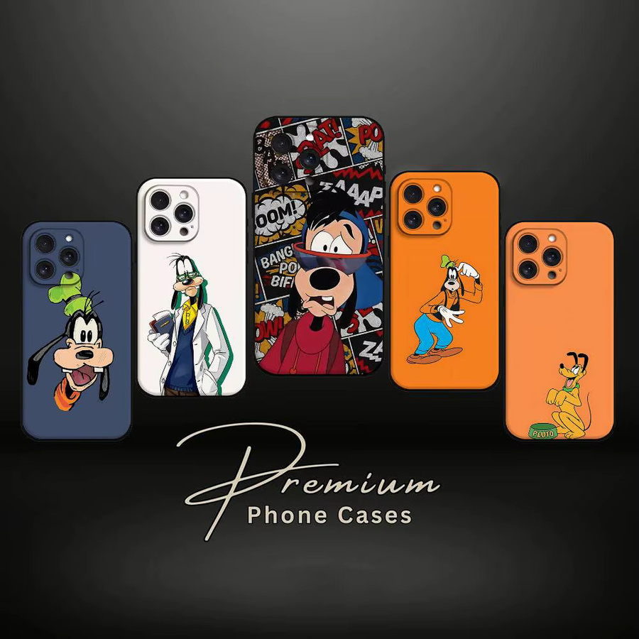 Mesuca Handyhülle Goofy Film Design für iPhone 17 16 15 14 13 12 11 Pro Max Plus X XR XS Max und Mini in Multicolour - Bild 3