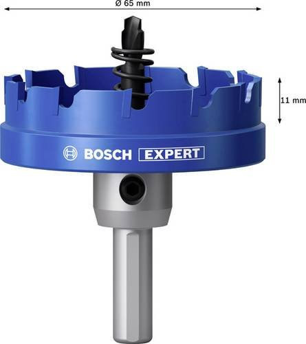 Bosch EXPERT Lochsäge mit Carbide-Spitzen für Stahlblech, Durchmesser: 65 mm, Blau - Bild 1
