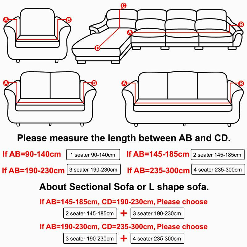 Yiran Furniture Wasserdichter und elastischer Sofabezug in Off-White, einfarbig, für 1-Sitzer Sessel, Breite: 90-140 cm - Bild 4