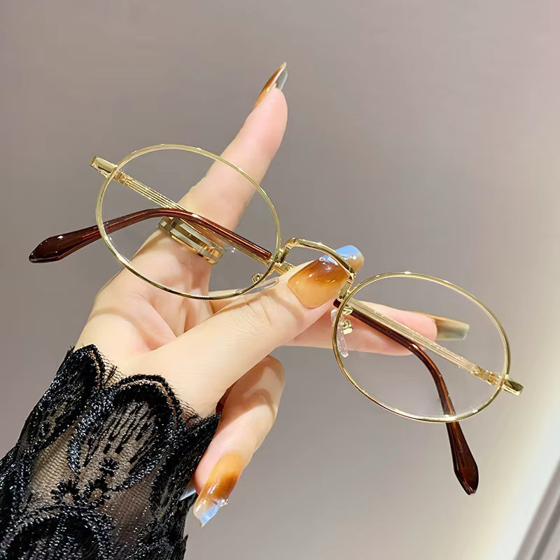 Korrektionsbrille, Vollrand, Rund, Metall - Bild 2
