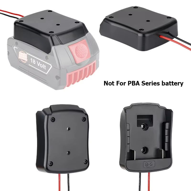 ZWINCKY DIY Adapter Konverter Gehäuse für 18V Lithium-Batterien in Schwarz - Bild 3