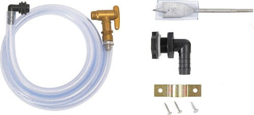 Garantia Universal-Schlauch-Set 3/4 Zoll in Transparent inklusive Aqua-Quick Kunststoffhahn und Montagezubehör - Bild 1