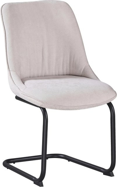 Mömax Stuhl Nova in Beige mit Stoffbezug und modernem Design - Bild 1