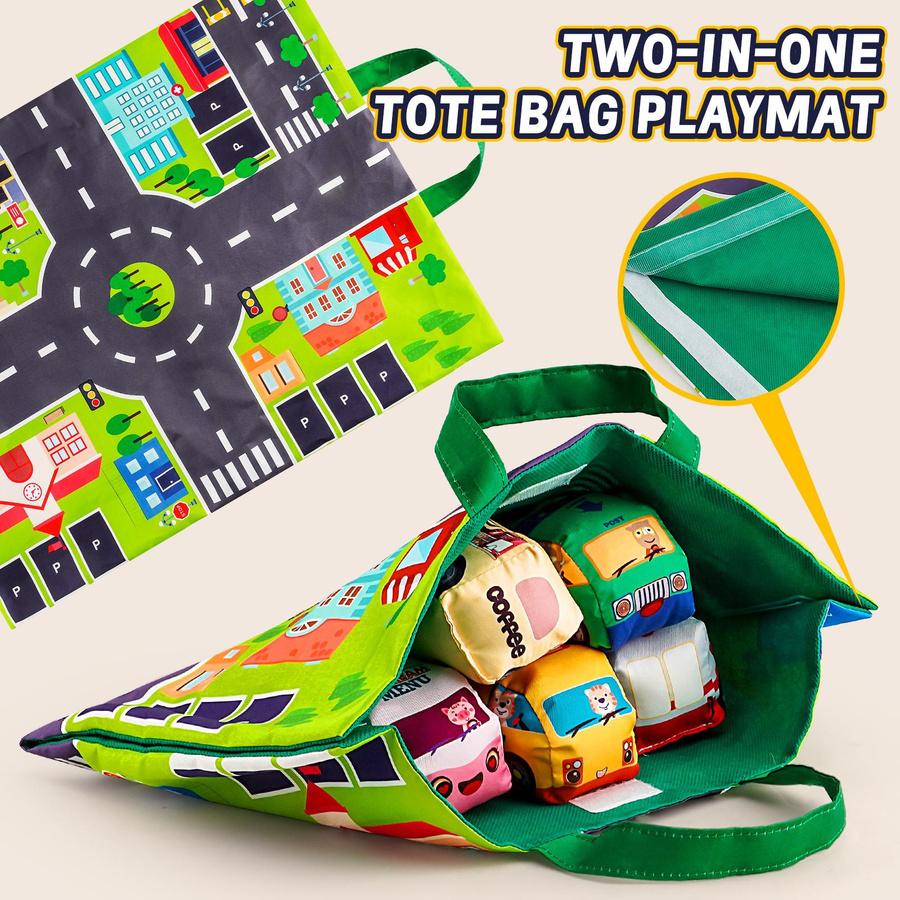 Yiran toy Stadtverkehr Straßenplan Parkplatzmatte - Bild 5