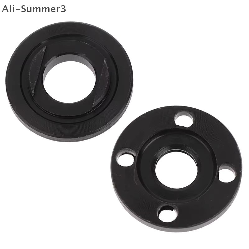 Innenflanschmutternsatz aus Stahl für Winkelschleifer mit M14 Welle, Blued Black Metalldruckplatte für 125 mm, 150 mm, 180 mm und 230 mm - Bild 4