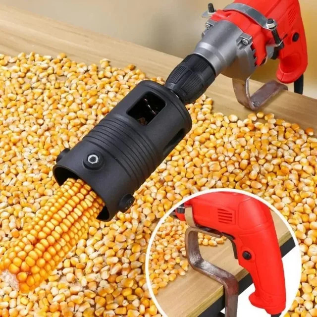 OLOEY Tragbare elektrische Maisdreschmaschine als vollautomatische Mais-Schälmaschine und Getreidehobel zur landwirtschaftlichen Nutzung - Bild 1