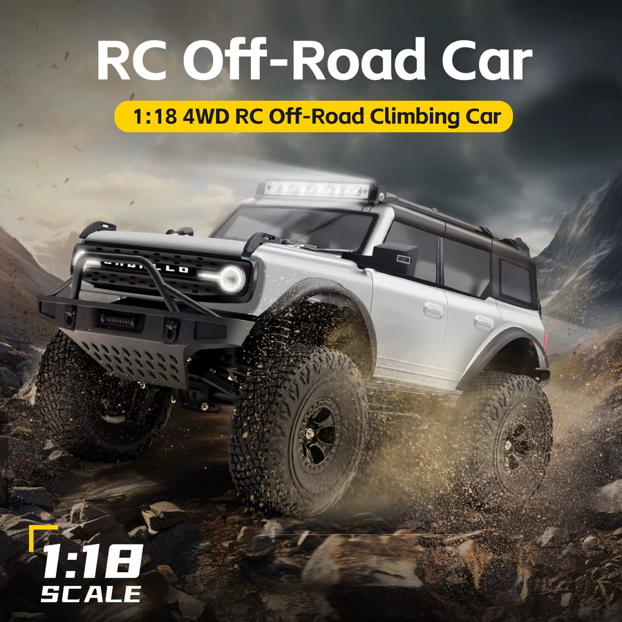 WLtoys 184023 RC Auto, 1:18, 4WD Offroad-Kletterfahrzeug, mit LED-Lichtern - Bild 2
