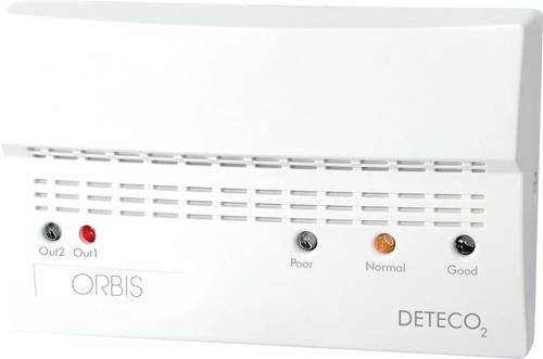 ORBIS CO2-Melder CO2 Messgerät 0 - 2000 ppm in Weiß - Bild 1