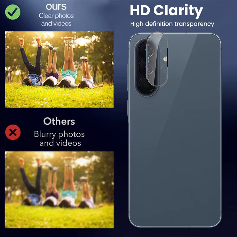 Samsung Galaxy A57 A37 5G 2026 3D gebogene Kameramodul-Schutzfolie aus gehärtetem Glas in Transparent - Bild 5