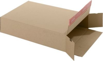 ColomPac Versandkarton Kurierpaket braun, selbstklebend, B: 25,0 cm, T: 34,5 cm, H: 7,5 cm - Bild 2