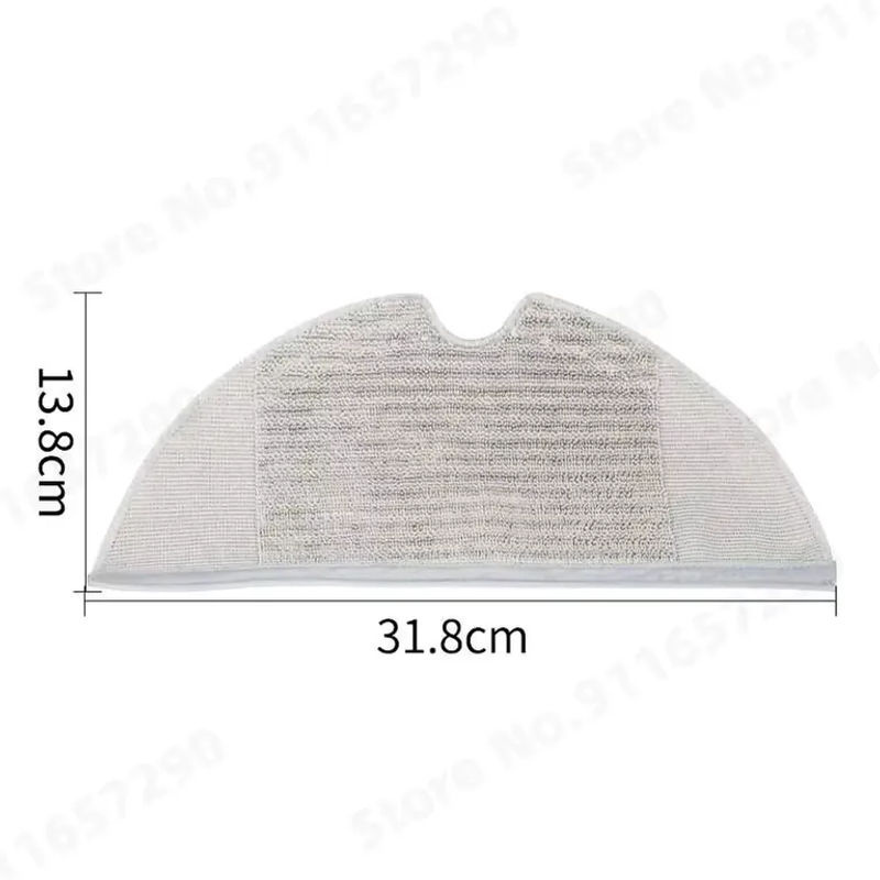 QIXIAO Ersatzteil-Set für Xiaomi Mijia Mi Robot Vacuum Mop 2 STYTJ03ZHM mit Hauptbürste, Seitenbürste, HEPA-Filter und Wischtuch - Bild 2