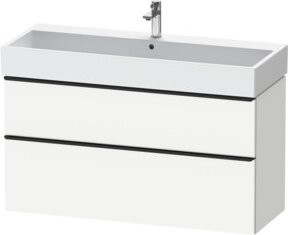 Duravit Waschtischunterschrank D-Neo Wandhängend in Weiß Matt, B: 118,4 cm, T: 44,2 cm, H: 62,5 cm - Bild 1