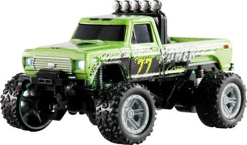 Amewi Monstertruck, RC Modellauto, Grün, 1:64, Elektro, ab 6 Jahren - Bild 1