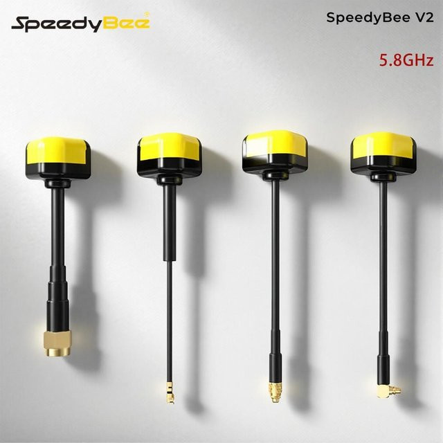 SpeedyBee Speedy Bee 5,8 GHz RHCP SMA/UFL/MMCX-90 ° /MMCX-Straight Antenna V2 für RC FPV Racing Drone - Bild 1