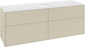 V&B Waschtischunterschrank Finion in Weiß lackiert B/T/H: 160 x 50,1 x 0 cm - Bild 1