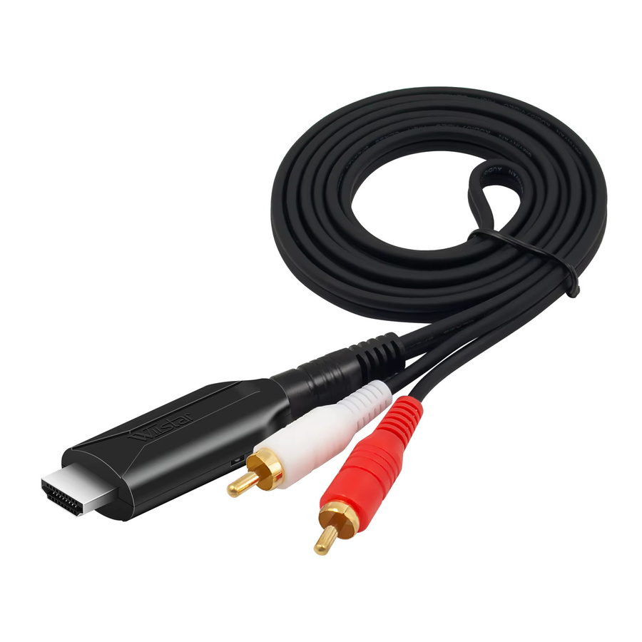 Wiistar HDMI ARC Audio-Extraktor in Schwarz mit 3,5 mm Klinke und RCA L/R für HDTV, Soundbar und Verstärker - Bild 5