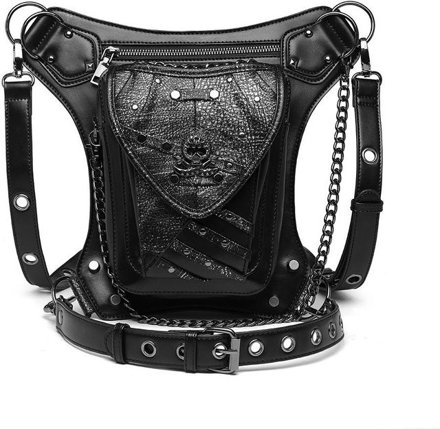 JMG Bags Kettentasche, Totenkopf, Damen, gray - Bild 1