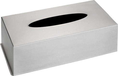 Wenko Kosmetiktuchspender aus Edelstahl in Silber Matt B: 12,0 cm, T: 8,0 cm - Bild 1