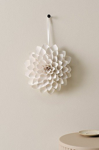Jotex Wanddekoration GERTHRUD weiß florales Design als Paper Poster - Bild 1