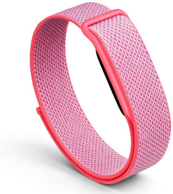 Atmungsaktives Sport-Ersatzarmband für Google Fitbit Air in Dunkelrosa - Bild 1