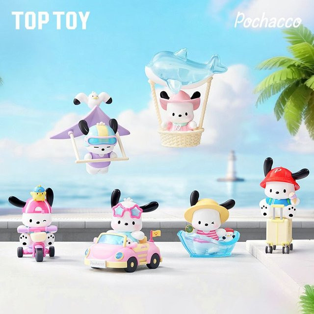 TOPTOY Sanrio Pochacco Reisetagebuch-Serie, Blindbox, Einzelfigur - Bild 1