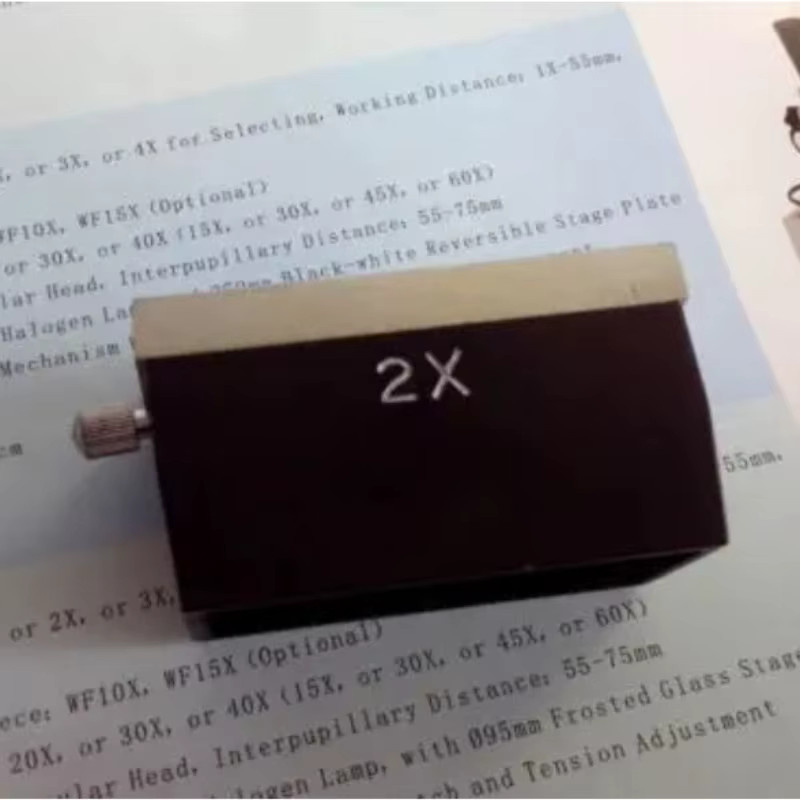 SRATE Stereomikroskop Objektivlinse Binokular-Ersatzteil Set mit 1X, 2X, 3X und 4X Vergrößerung - Bild 3