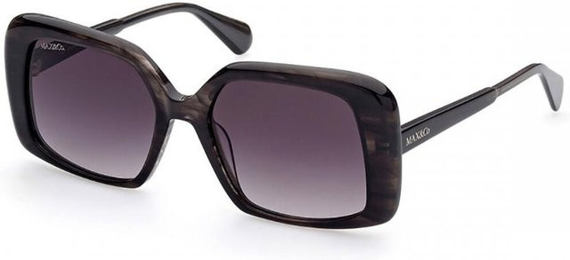 Max Co. Mo0031 Sonnenbrille, Holz, Vollrand, Square, Damen, grey - Bild 1