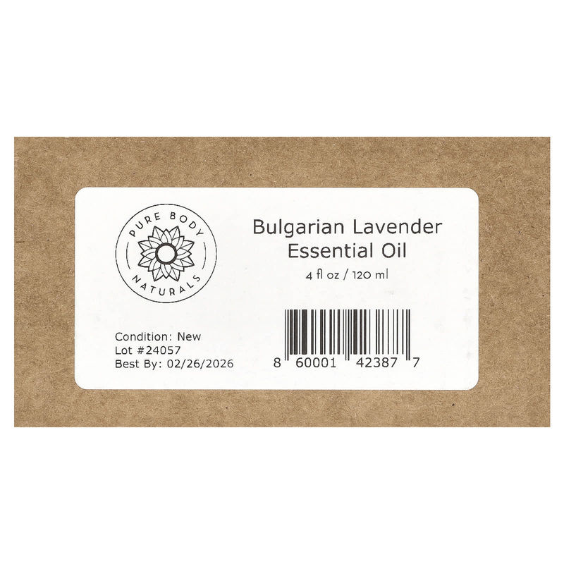 Pure Body Naturals Ätherisches Öl Bulgarischer Lavendel, 118 ml - Bild 3