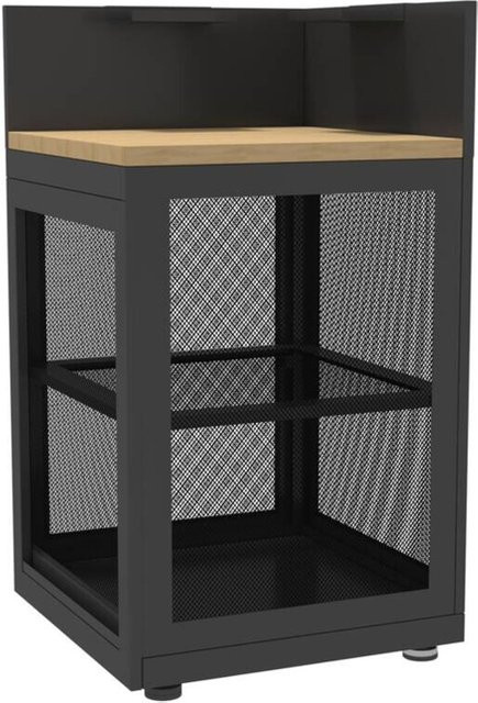 Modernes Küchenelement aus Stahl für die Außenküche in Anthrazit, B/H/T: 60 x 110 x 60 cm - Bild 1