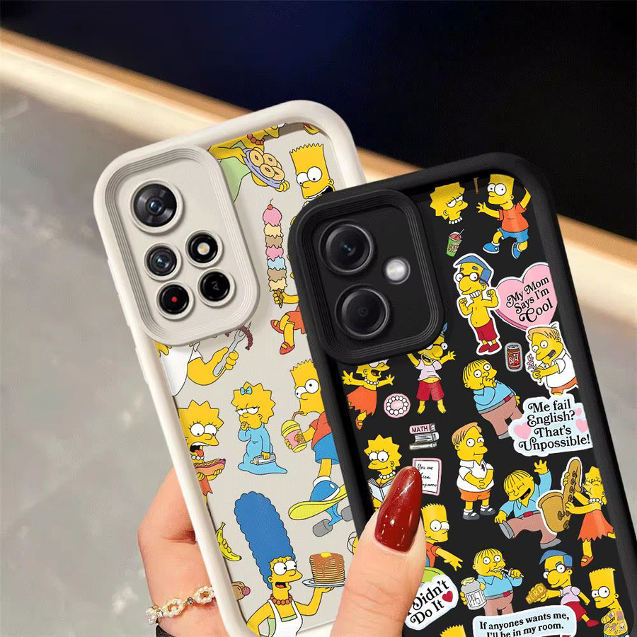 Handyhülle Soft Shell mit The Simpsons Cartoon Design für Xiaomi Redmi Note 13 Pro Plus 14 Pro 12 13 11 Pro 10S 12S 11S in Multicolour - Bild 4