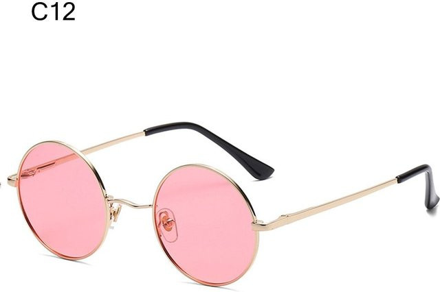 Yiran bag Sonnenbrille, rund, Metall, Vollrand, bunt, Unisex - Bild 1