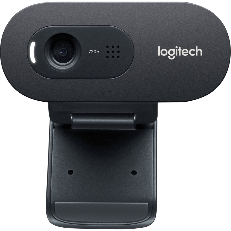 Logitech C270 HD-Webcam in Schwarz mit 720p HD-Video und USB-A Anschluss - Bild 3